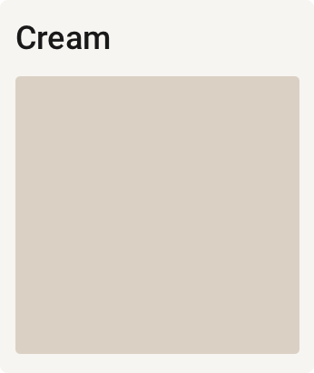 Paint Sample - Cream