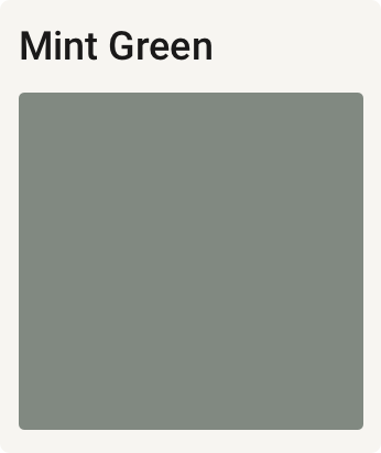 Paint Sample - Mint Green