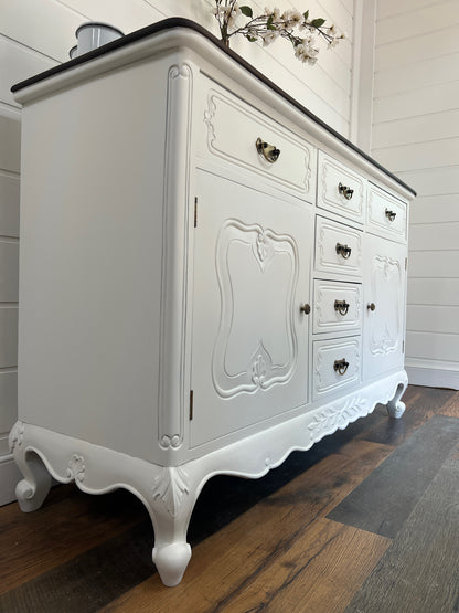 White Farmhouse French Style Buffet