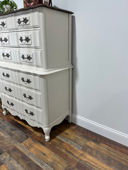 Vintage Thomasville French Provincial Chest of Drawers (White)