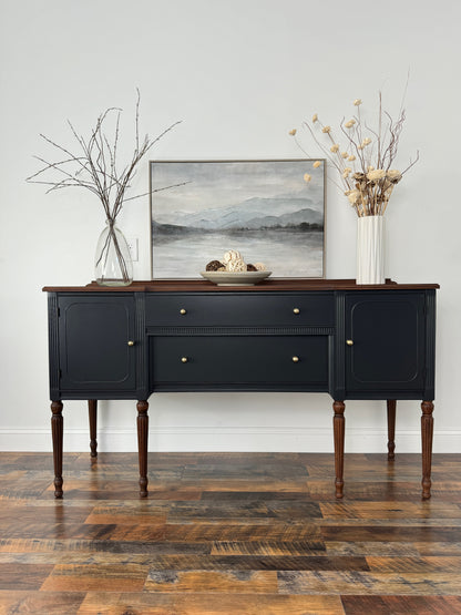 Antique Mahogany Victorian Sideboard, Buffet