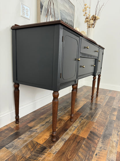 Antique Mahogany Victorian Sideboard, Buffet