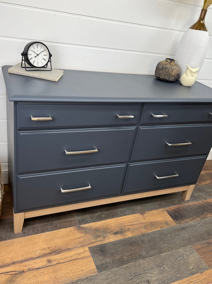 Mid Century Dresser with Oak Base