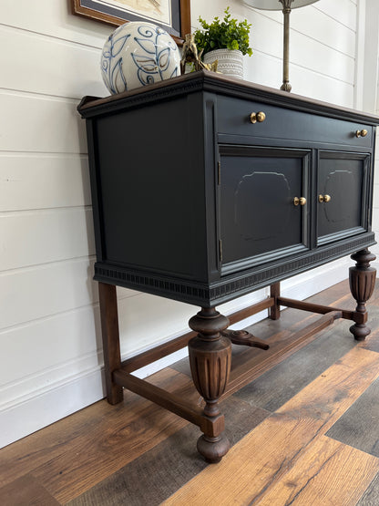 Antique Jacobean Style Sideboard Console Table