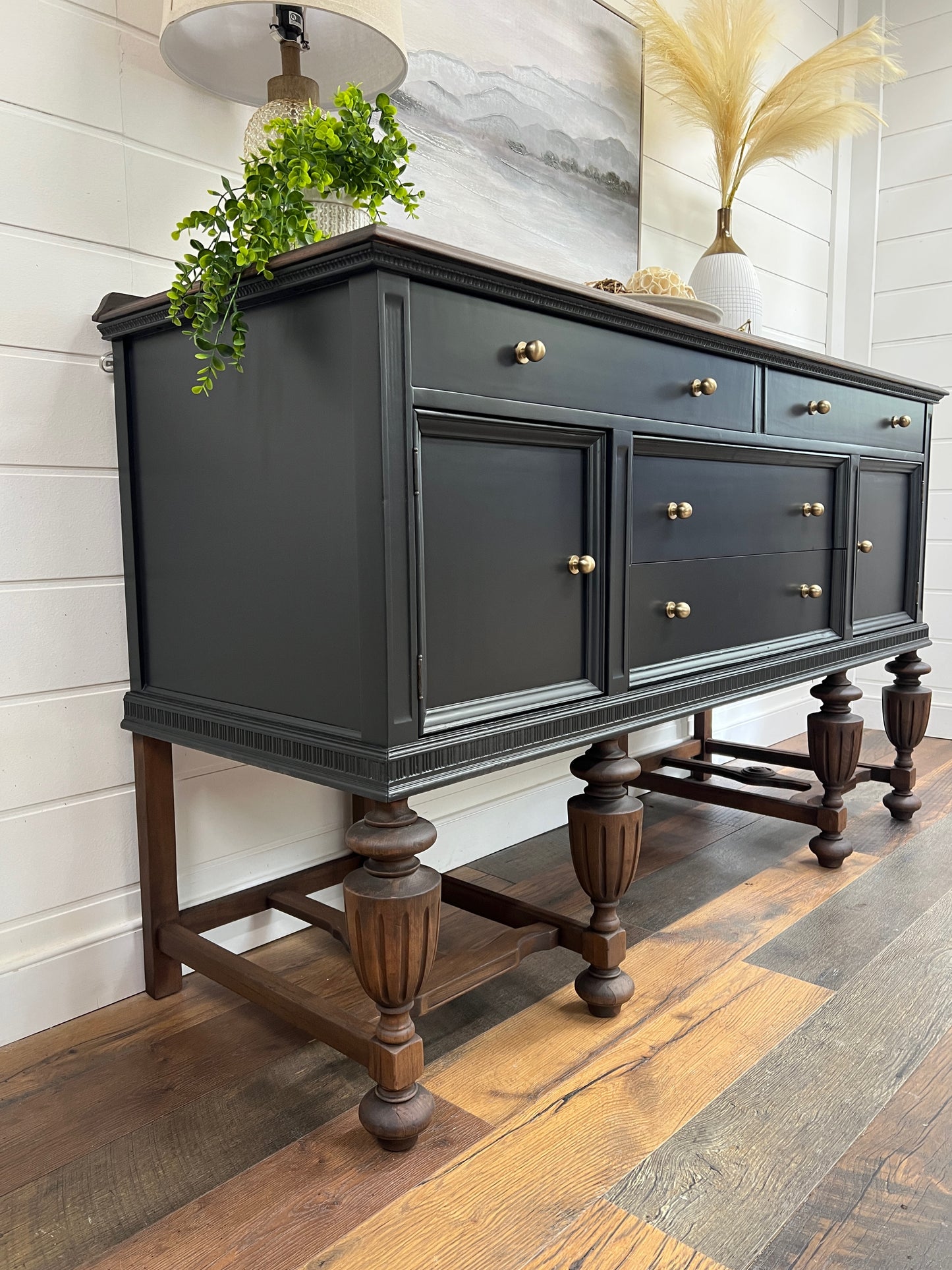 Antique Jacobean Buffet