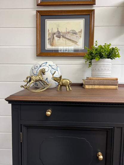 Antique Jacobean Style Sideboard Console Table