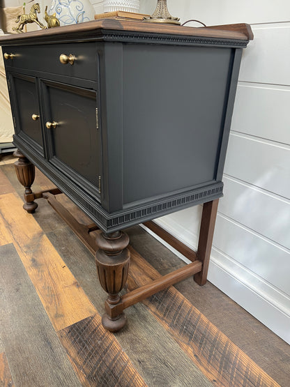 Antique Jacobean Style Sideboard Console Table