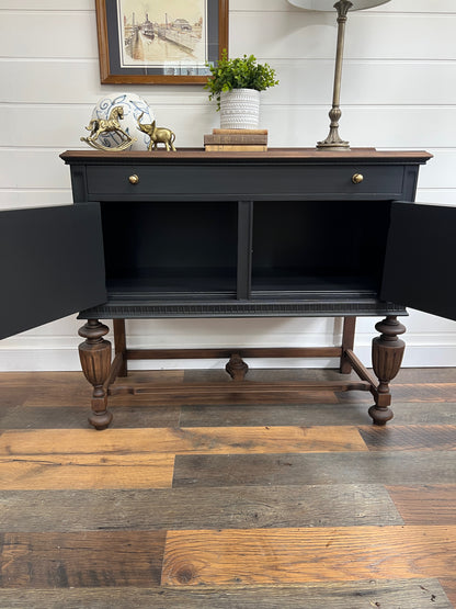 Antique Jacobean Style Sideboard Console Table