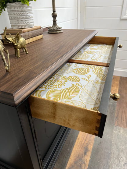 Antique Jacobean Style Sideboard Console Table